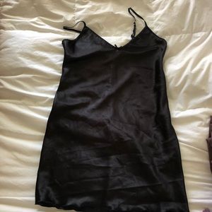 Vintage black slip dress